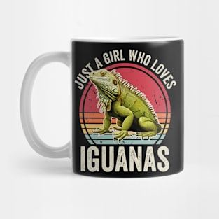 Just A Girl Who Loves Iguanas Funny Iguana Mug